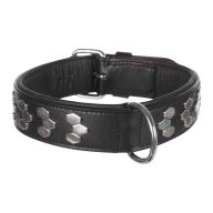   Trixie Nyakörv Active bőr csavarokkal XL 65-75cm/40mm fekete