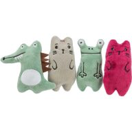 Trixie Játék Állatok, Plüss, Macskamentával, 11cm