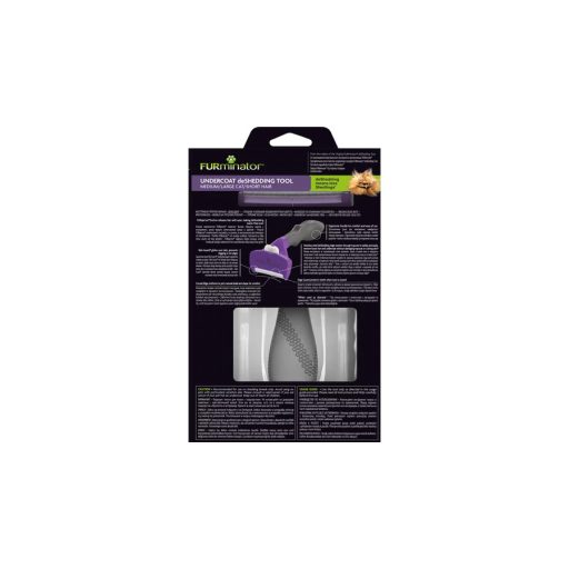 FURminator aljszőrkefe M/L - rövid szőrű, nagytestű macskáknak