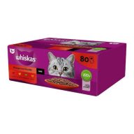  Whiskas alutasak 80-pack klasszikus válogatás mártásban 80*85g