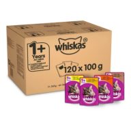   Whiskas baromfi alutasakos macskaeledel válogatás mártásban 120x85g