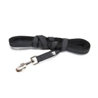   Julius-K9 Color&Gray gumírozott póráz, fekete-szürke - 14mm/10m