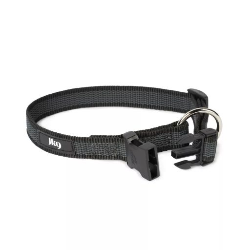 Julius-K9 Color&Gray nyakörv, 20mm/27-42cm - fekete-szürke