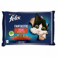 Felix 4x85g Fantastic Zselé Marha + Csirke Alutasak