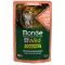 Monge Cat Bwild GM 85g Alutasak STERIL Lazac, Gar + Zöldség