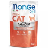 Monge Cat Grill 85g Alutasak Kitten Lazac