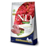   N&D Quinoa Dog Weight Management Bárány&brokkoli Adult Mini 2,5kg
