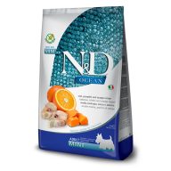   N&D Ocean Dog tőkehal,narancs és sütőtök adult mini - Kimérve (1 kg)
