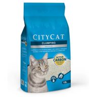  Macskaalom Citycat Csomósodó Fehér Bentonit Active Carbon 10l