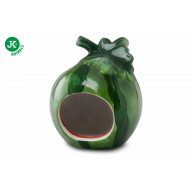 JK dinnye formájú kerámia hörcsögház 10x9,5x13cm