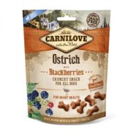   Carnilove Dog Crunchy Snack Ostrich with blackberries - Strucchús szederrel 200g