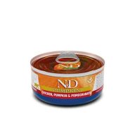 N&D Cat konzerv csirke, sütőtök&gránátalma 70g