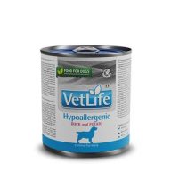   Vet Life Natural Diet Dog konzerv Hypoallergenic Duck&Potato 300g